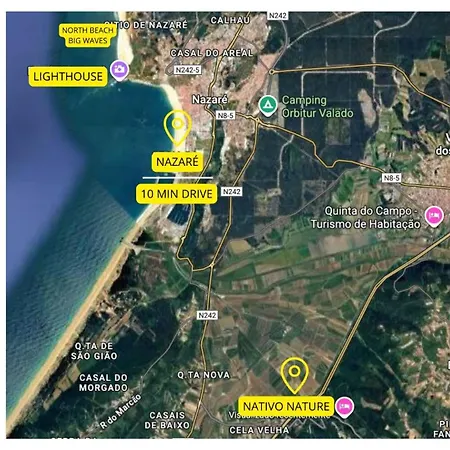 Nativo - Nature With Kitchenette And Private External Bathroom Lodge Nazaré